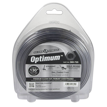 Optimum Trimmer Line 1 lb. Size, 144' Approx. Len., Hex Shape Trimmers 380-725