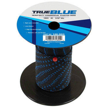 Stens True Blue 100' Starter Rope #3 Solid Braid 146-903