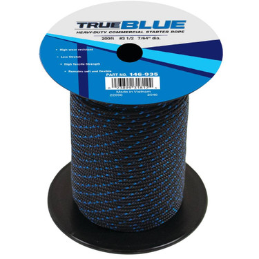 Stens True Blue Starter Rope 7/64" Diameter, 200' Length, 3 1/2 Size 146-935