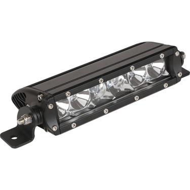 12V 6" Single Row Tiger Lights LED Light Bar 2.5 Amps, Flood/Spot Off-Road Light TL6SRC