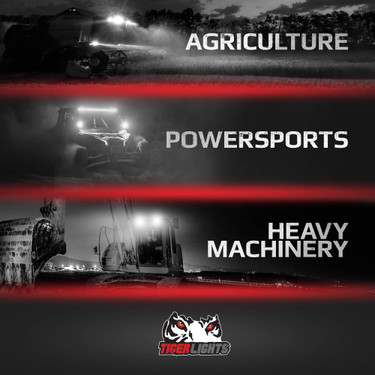 12V LED Headlight Kit Flood/Spot Combo Off-Road Light CaseKit-11