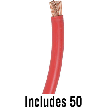 Welding Cable 1 No of Wires, 1.969"/50mm Spool Length, 2 Wire Gauge 600-02003-50