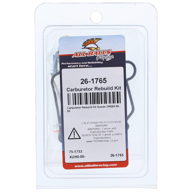 All Balls Carburetor Rebuild Kit 26-1765 for Suzuki DR 250 90 91 92 93