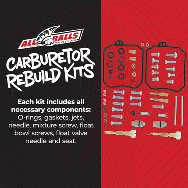 All Balls Carburetor Rebuild Kit 26-1634 for Yamaha XVS650 V-Star 06-16