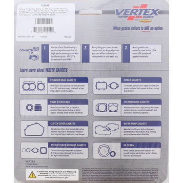 Exhaust Gasket Kit for Polaris 600 Indy 2019-2020, 600 Indy Voyageur EFI 723046