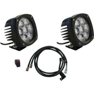 LED Flood Light Kit for John Deere RSX 5.800 Amps, 12-24 Volt, 70 Watt TLG3