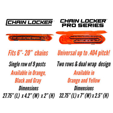 Chain Locker Yellow Color For 6" to 46" Chains CHN-2204