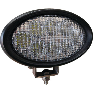 LED Oval Work Light For Kubota 3J030-14770, 3J031-68410 2 Amps, 3" Depth; TL5180