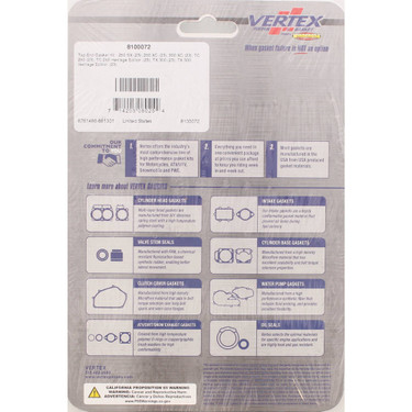 Top End Gasket Kit For Husqvarna 250 SX, 250 XC, 300 XC, TC 250 2023; 8100072