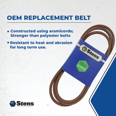 Stens OEM Replacement Belt for MTD 954-04060C, 265-201 - DB Electrical