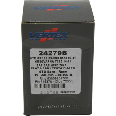 Vertex Cast Race Piston Kit 24279B For Husqvarna TC 85 14-19