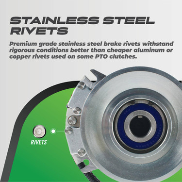 PTO Clutch for Landpride 890-914C with High Torque & Bearing Upgrade
