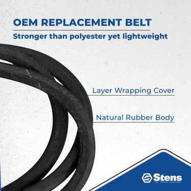 New Stens OEM Replacement Belt 265-199 for Snapper 7022252YP