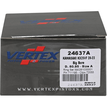 Forged Big Bore Piston Kit For Kawasaki KX 250 F 2020-24, KX 250 X 21-24; 24637A
