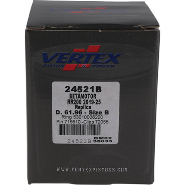Cast Replica Piston Kit For Beta RR 2T 200 19-24, RR 2T 200 Race 21-26; 24521B
