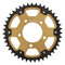 Supersprox - Steel & Aluminum Gold Stealth sprocket, 43T, Chain Size 525, RST-7092-43-GLD