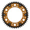 Supersprox - Steel & Aluminum Gold Stealth sprocket, 46T, Chain Size 520, RST-460-46-GLD