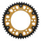 Supersprox - Steel & Aluminum Gold Stealth sprocket, 47T, Chain Size 530, RST-859-47-GLD