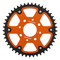 Supersprox - Steel & Aluminum Orange Stealth sprocket, 45T, Chain Size 520, RST-273-45-ORG