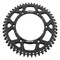 Supersprox Black Aluminum Sprocket, 50T, Chain Size 520, RAL-1512-50-BLK