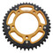 Supersprox - Steel & Aluminum Gold Stealth sprocket, 43T, Chain Size 525, RST-7-43-GLD