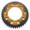 Supersprox - Steel & Aluminum Gold Stealth sprocket, 43T, Chain Size 530, RST-1800-43-GLD