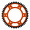 Supersprox - Steel & Aluminum Orange Stealth sprocket, 48T, Chain Size 520, RST-990-48-ORG