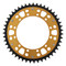 Supersprox - Steel & Aluminum Gold Stealth sprocket, 47T, Chain Size 520, RST-460-47-GLD
