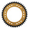 Supersprox - Steel & Aluminum Gold Stealth sprocket, 44T, Chain Size 530, RST-1306-44-GLD