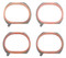 Vertex Exhaust Gasket Kit 823137 for Honda CBR 1000 RR 2004-2007