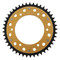 Supersprox - Steel & Aluminum Gold Stealth sprocket, 45T, Chain Size 520, RST-990-45-GLD