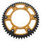 Supersprox - Steel & Aluminum Gold Stealth sprocket, 50T, Chain Size 520, RST-245-50-GLD