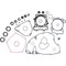 Vertex Complete Engine Rebuild Kit Kawasaki 2006-2008 KX 250F WR101-040