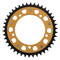 Supersprox - Steel & Aluminum Gold Stealth sprocket, 42T, Chain Size 520, RST-1793-42-GLD