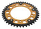 Supersprox - Steel & Aluminum Gold Stealth sprocket, 42T, Chain Size 520, RST-1793-42-GLD
