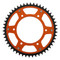 Supersprox - Steel & Aluminum Orange Stealth sprocket, 50T, Chain Size 520, RST-990-50-ORG