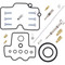 Carburetor Rebuild Kit For Kawasaki KX250F 2007-2010; 26-1455
