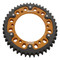 Supersprox - Steel & Aluminum Gold Stealth sprocket, 44T, Chain Size 530, RST-859-44-GLD