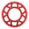 Supersprox Red Aluminum Sprocket, 52T, Chain Size 520, RAL-210-52-RED