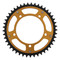 Supersprox - Steel & Aluminum Gold Stealth sprocket, 45T, Chain Size 530, RST-1800-45-GLD
