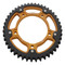 Supersprox - Steel & Aluminum Gold Stealth sprocket, 45T, Chain Size 530, RST-1800-45-GLD