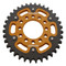 Supersprox - Steel & Aluminum Gold Stealth sprocket, 36T, Chain Size 520, RST-1826-36-GLD