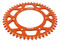 Supersprox Orange Aluminum Sprocket, 48T, Chain Size 520, RAL-990-48-ORG
