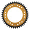 Supersprox - Steel & Aluminum Gold Stealth sprocket, 42T, Chain Size 525, RST-899-42-GLD