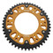 Supersprox - Steel & Aluminum Gold Stealth sprocket, 48T, Chain Size 520, RST-210-48-GLD
