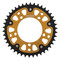 Supersprox - Steel & Aluminum Gold Stealth sprocket, 42T, Chain Size 525, RST-702-42-GLD