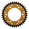 Supersprox - Steel & Aluminum Gold Stealth sprocket, 38T, Chain Size 520, RST-735-38-GLD