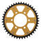 Supersprox - Steel & Aluminum Gold Stealth sprocket, 44T, Chain Size 520, RST-478-44-GLD