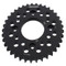 Supersprox Black Aluminum Sprocket, 37T, Chain Size 420, RAL-214-37-BLK