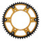 Supersprox - Steel & Aluminum Gold Stealth sprocket, 51T, Chain Size 520, RST-245-51-GLD